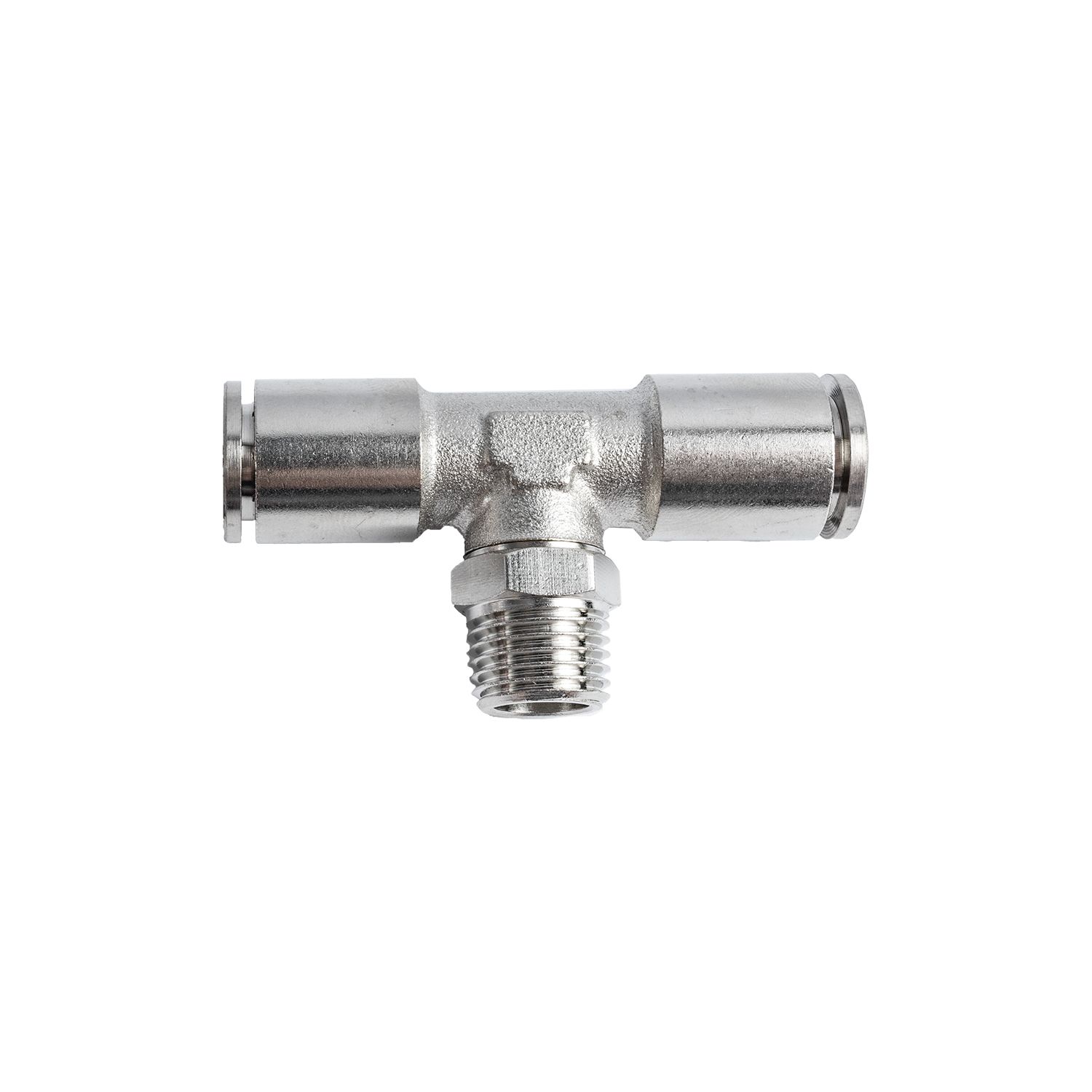 Metal Pu Fitting T-joint 10mm 1/4' M